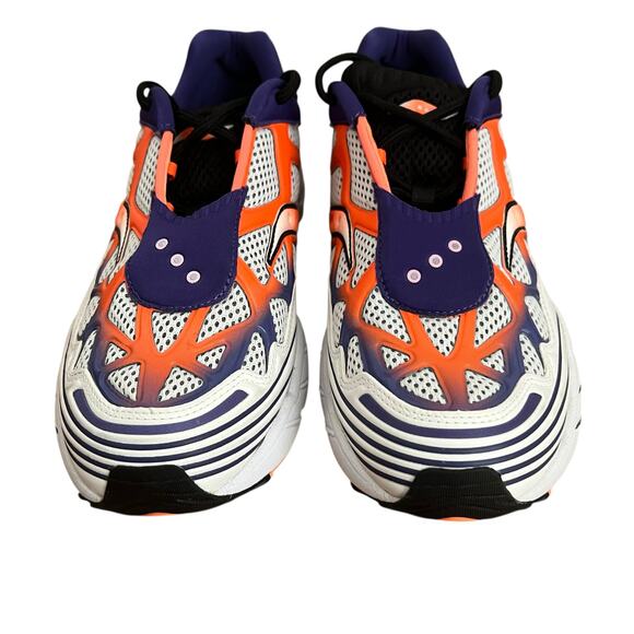 Saucony Grid Web Purple Orange Lace Up Sneakers Men Size 10 - Picture 3 of 13